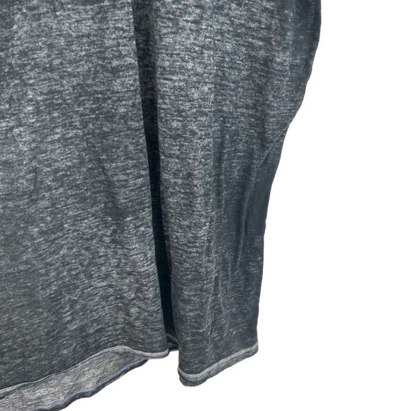 Time And Tru Heather Gray Short Sleeve Tee Shirt Size XL V-neck Lightweight - Picture 7 of 7